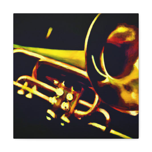 Trombone in Technicolor - Canvas