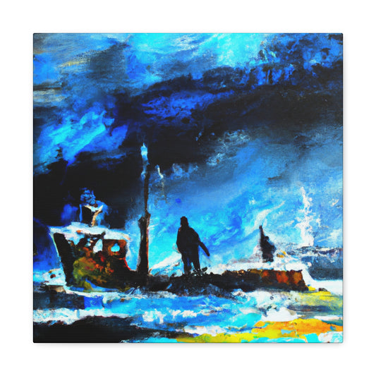 Dinghy on a Wave - Canvas