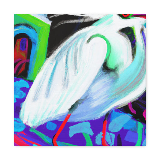 Snowy Egret Majesty - Canvas