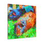 "Guinea Pig Impressionism" - Canvas