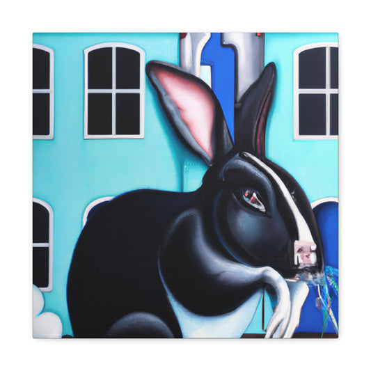 "Rabbit in Moonlight" - Canvas