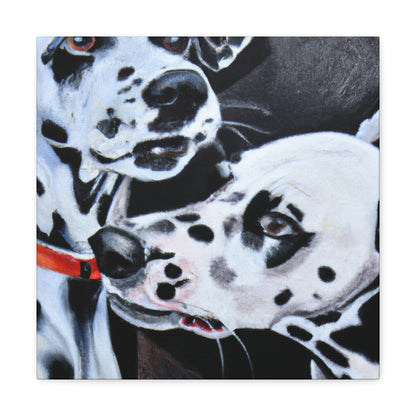 "Dalmatian on Canvas" - Canvas