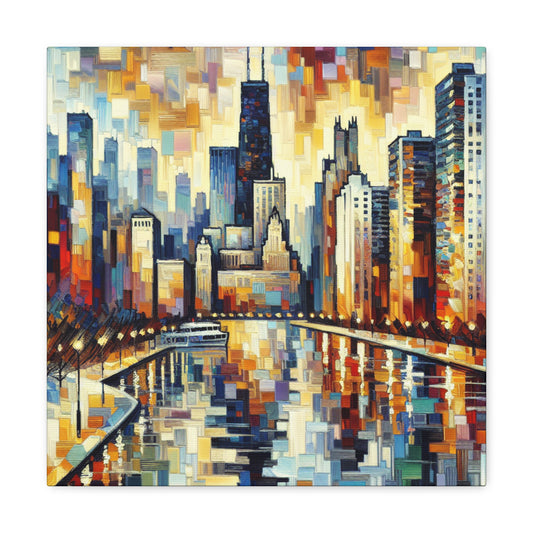 City of Steel Mirage - Canvas