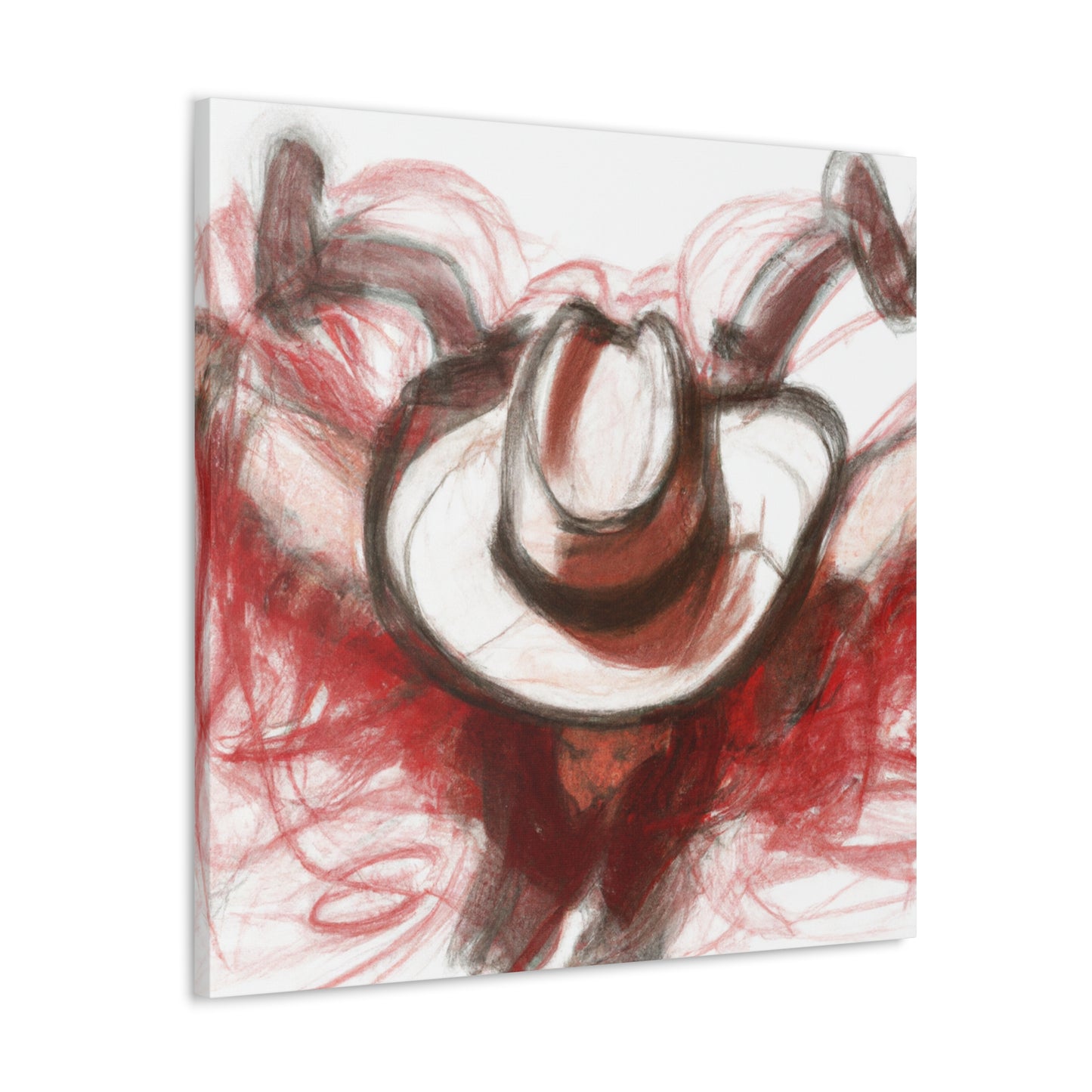 Cowboy Hat Contemplation - Canvas