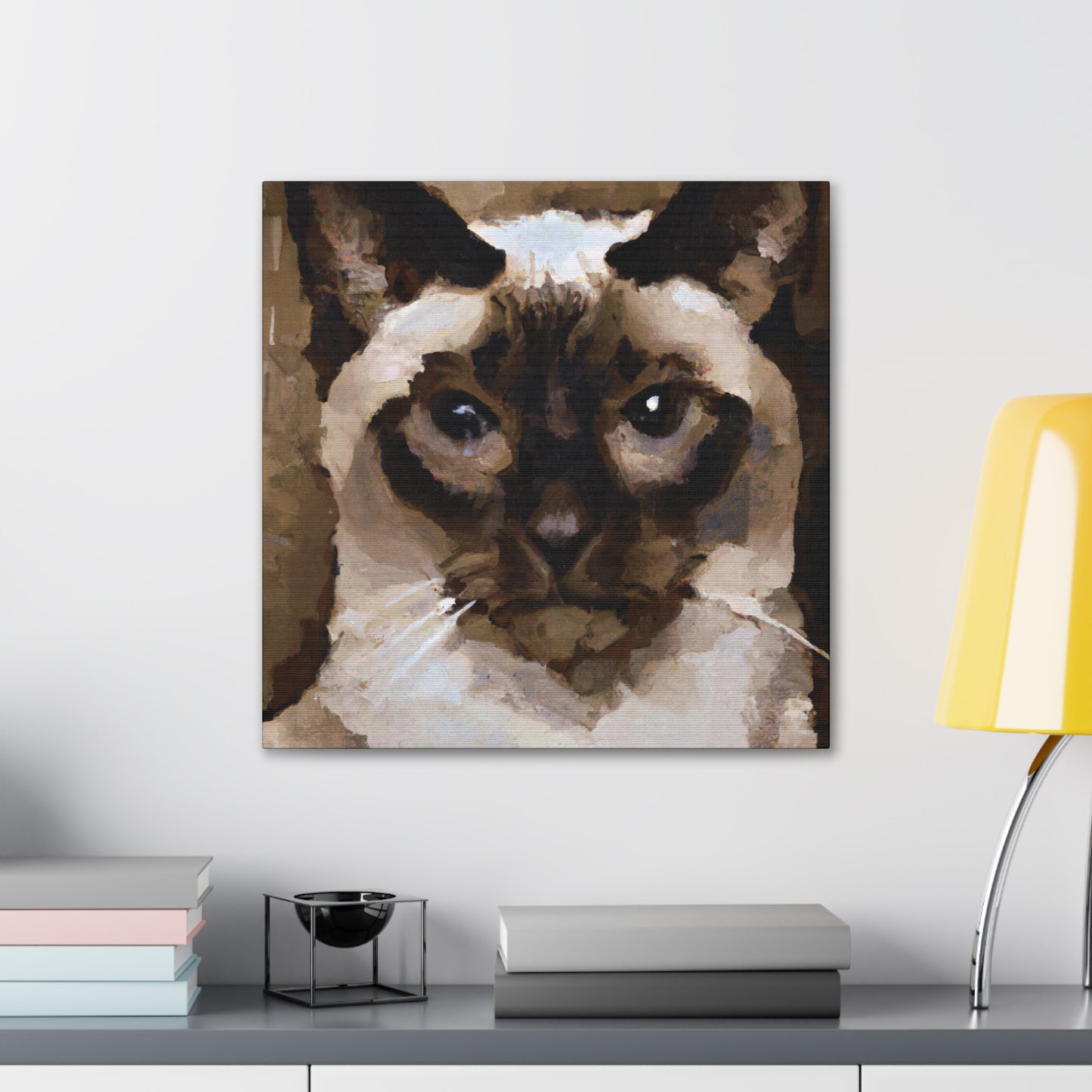 "Siamese at Sunset" - Canvas