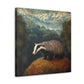 Badger in Springtime - Canvas