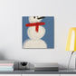 Snowman in Simplicity - Canvas