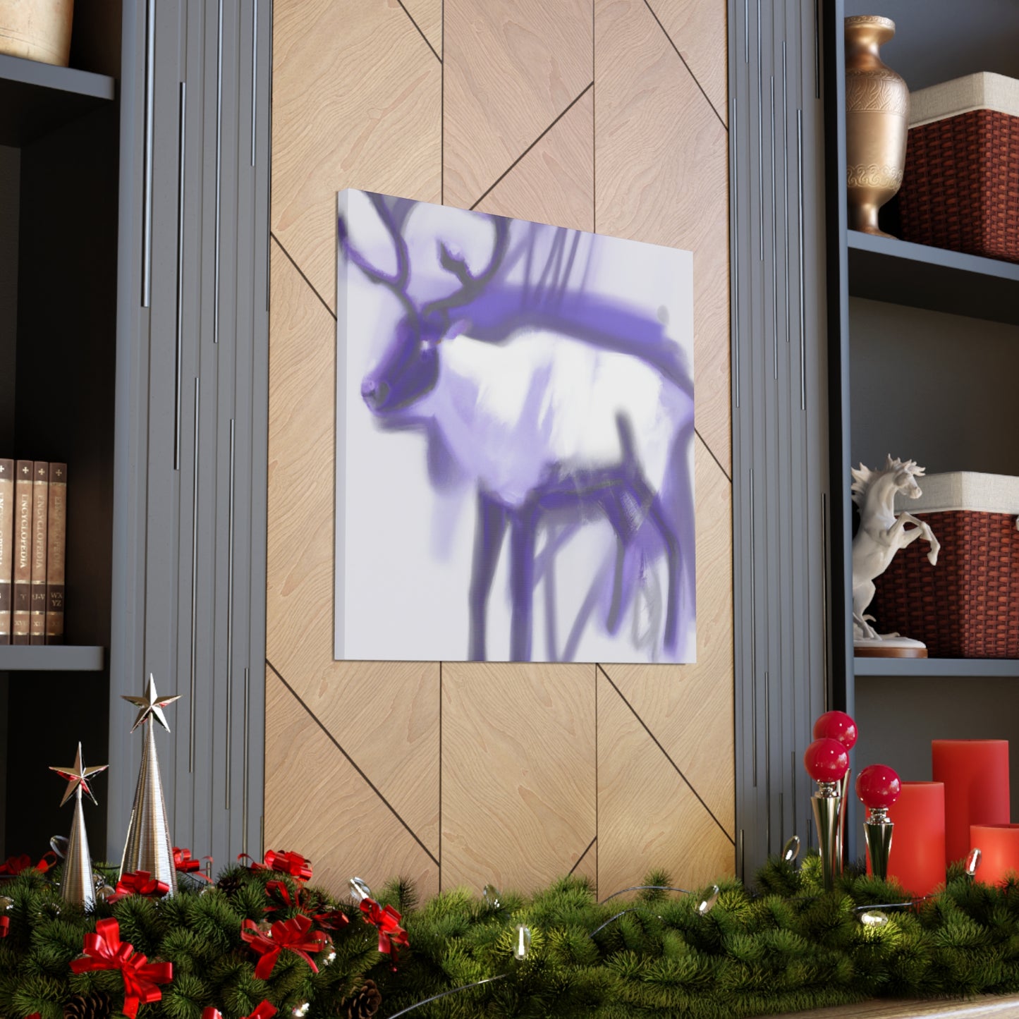 Reindeer in Expressionism - Canvas