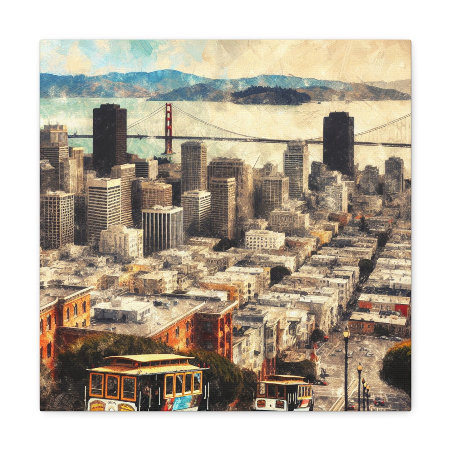 "City by the Bay" - Canvas