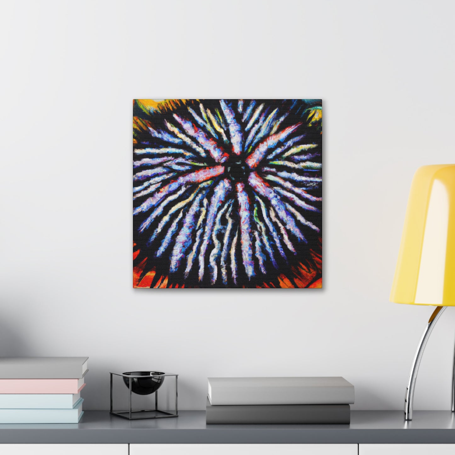 Sea Urchin Impasto - Canvas