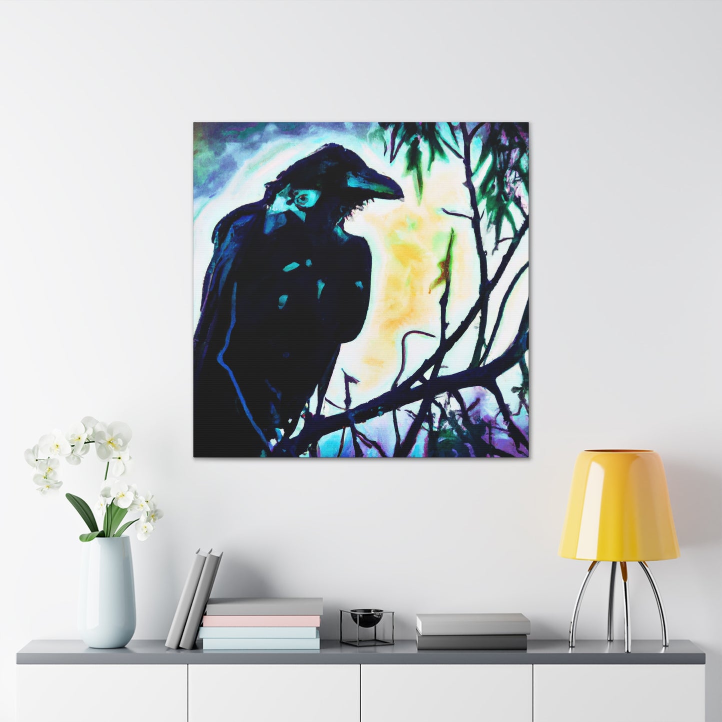 American Crows' Flight - Canvas