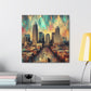 "Cosmic Urban Reverie" - Canvas