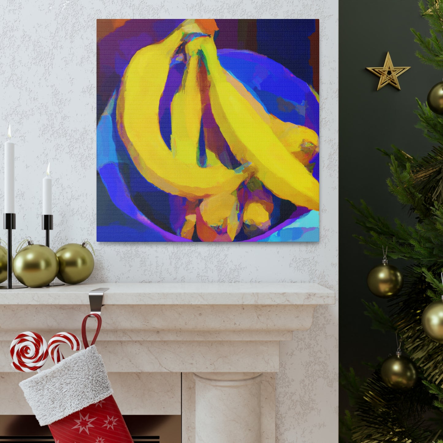 Bananas in Neoclassicism - Canvas