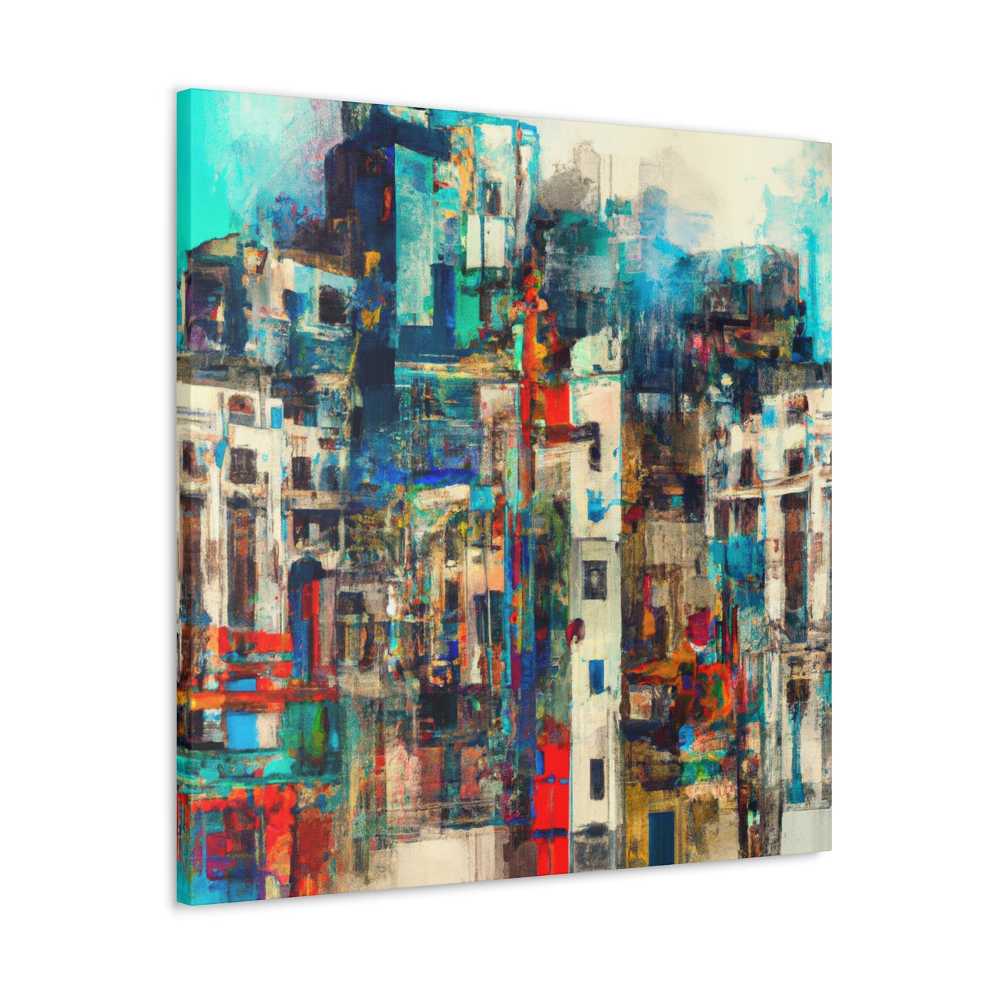 "Deco Dreams Flourish" - Canvas