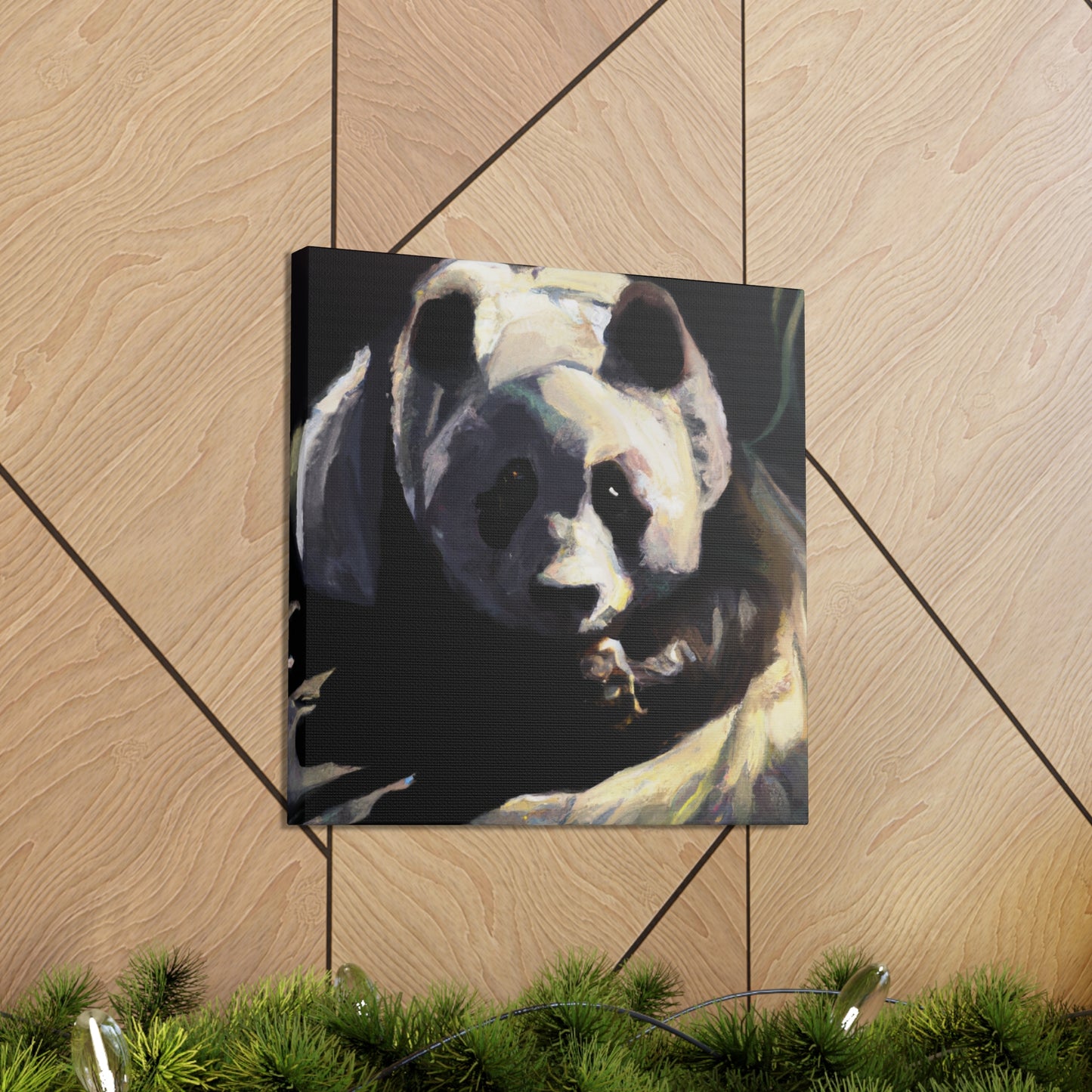 Giant Panda Enchantment - Canvas