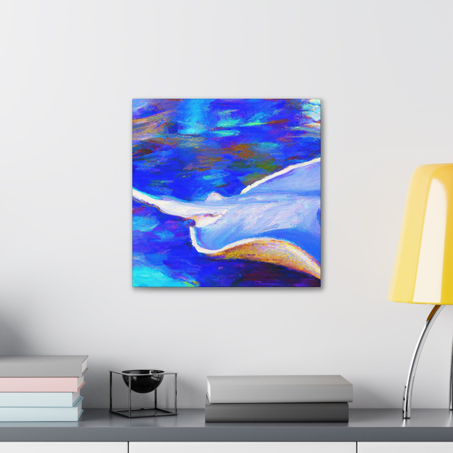 "Stunning Stingray Impression" - Canvas