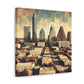 "Vibrant Texan Metropolis" - Canvas