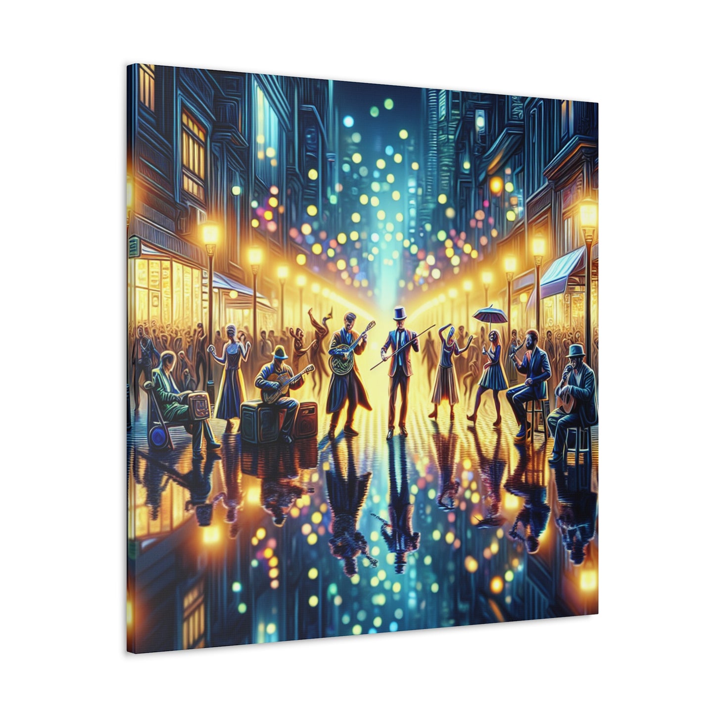 "Mimes of the Metropolis" - Canvas