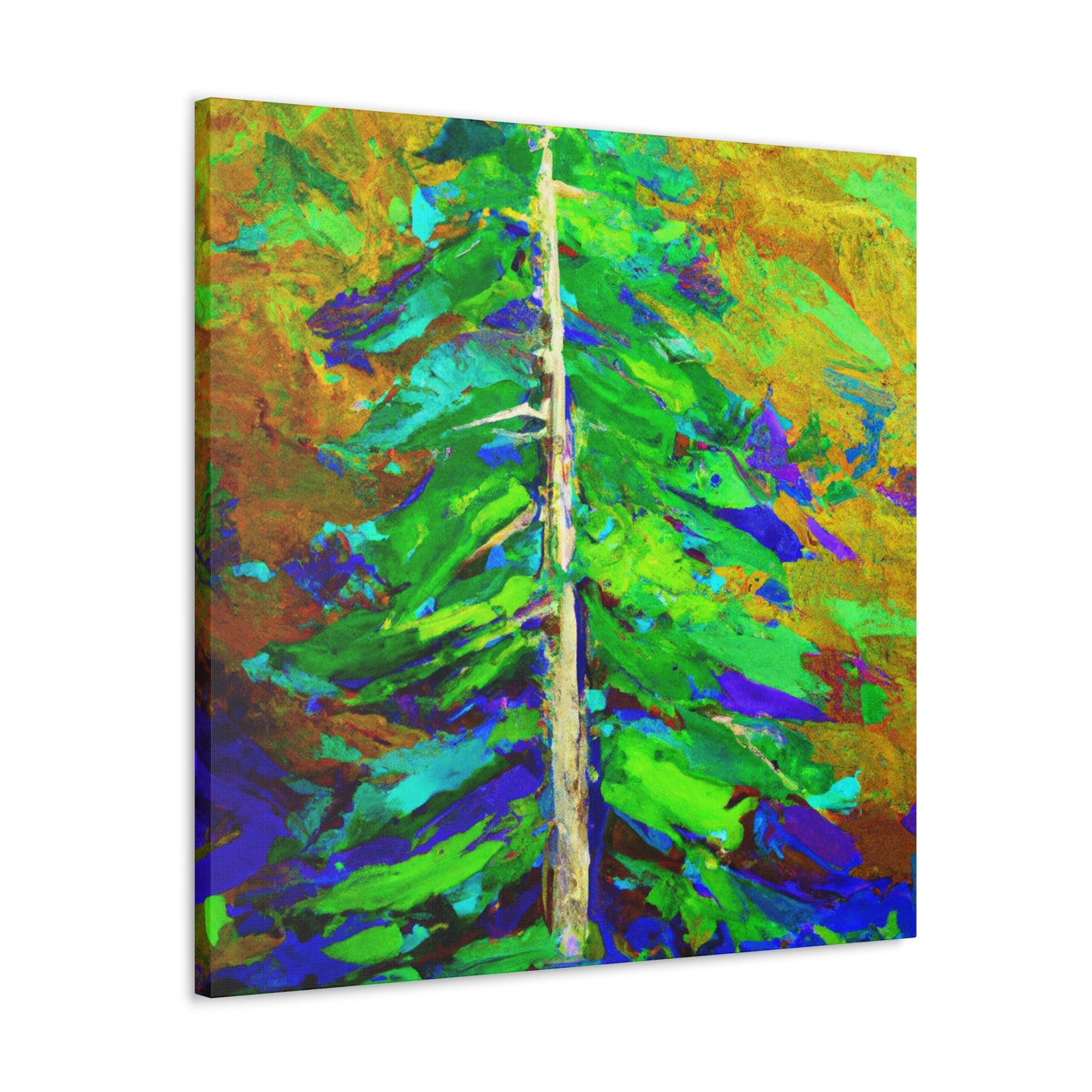 Douglas Fir Impressionism - Canvas