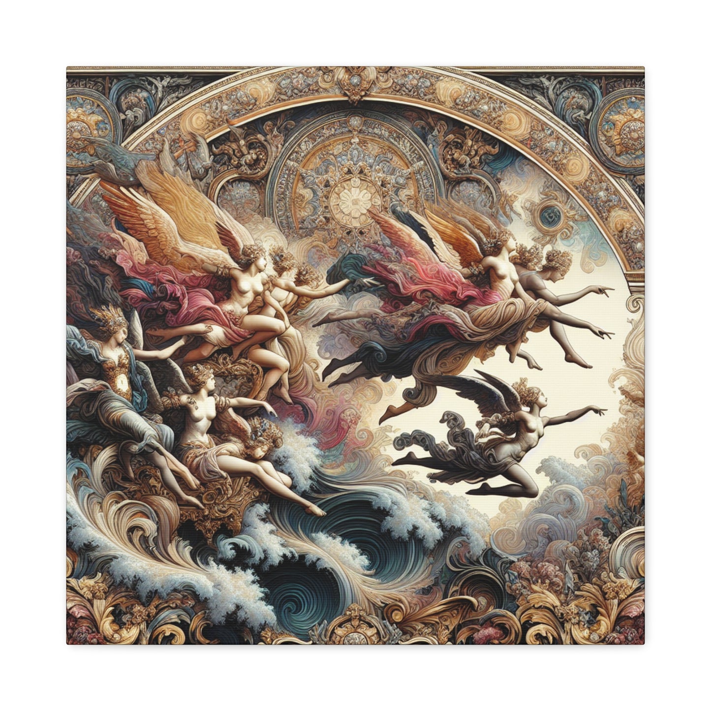 Ethereal Symphony Unveiled - Canvas