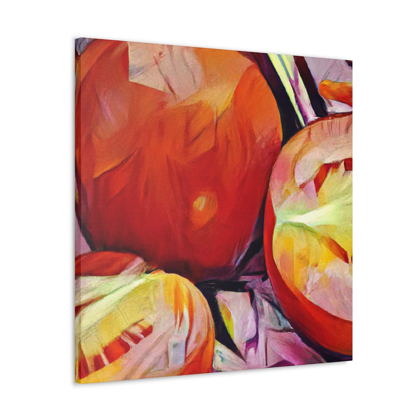 Tomato Red Reflection - Canvas