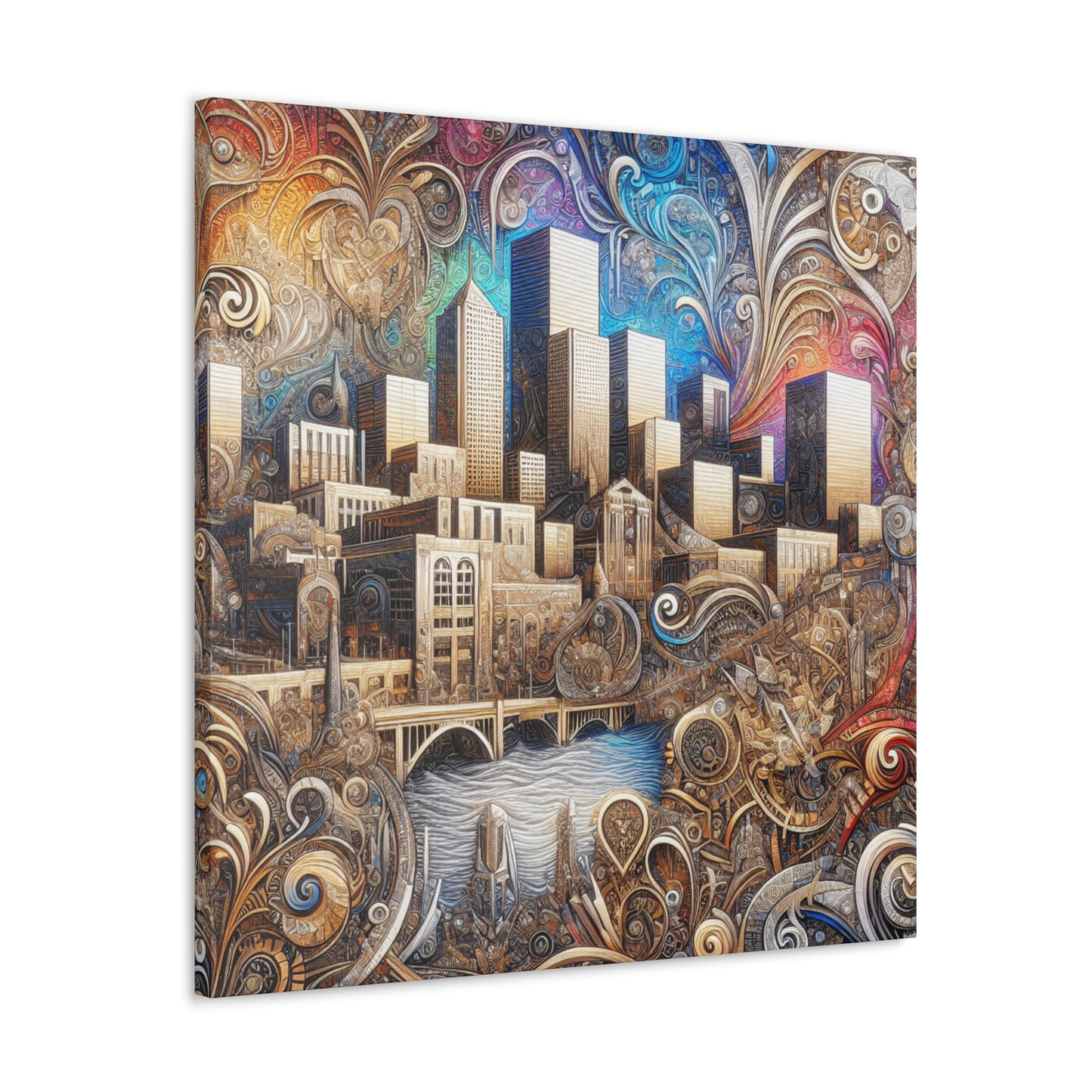 Mile High City's Expression - Canvas