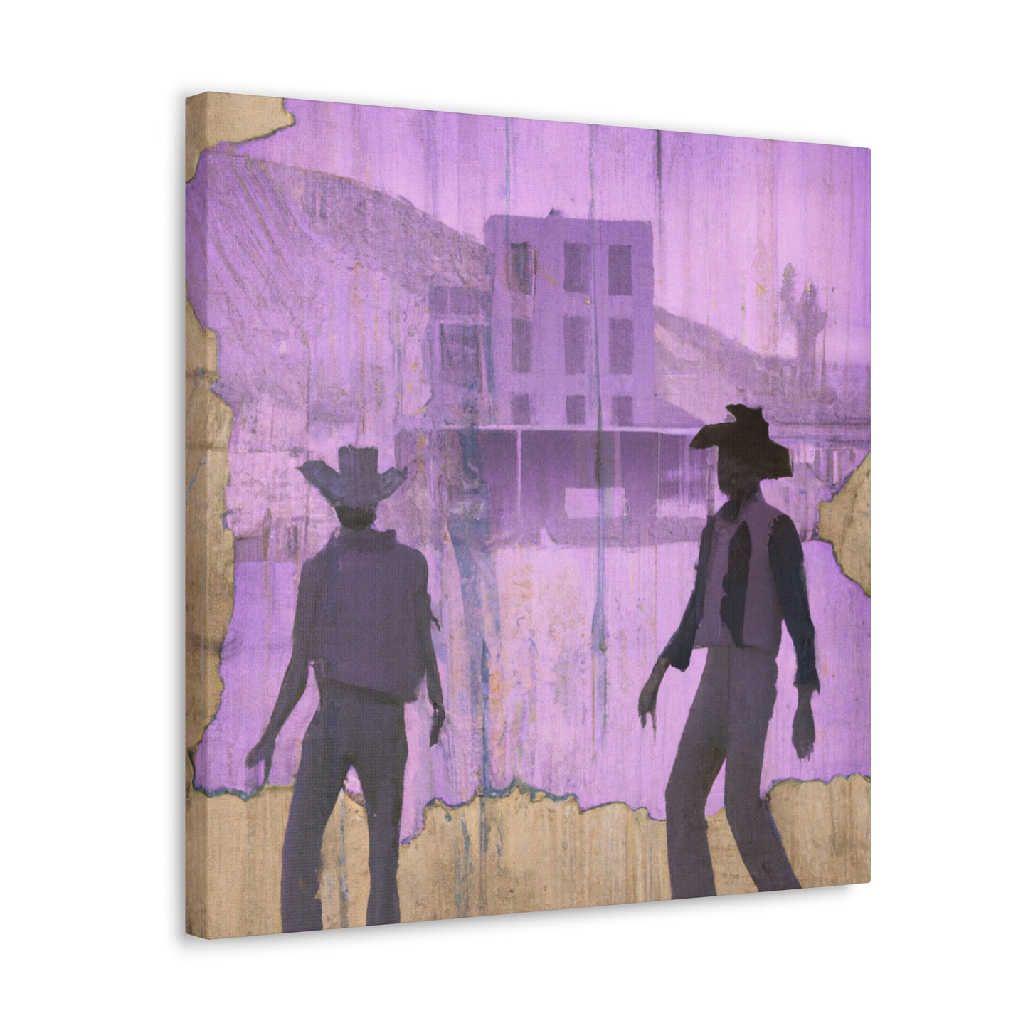 Ghost Town Haunting - Canvas