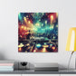 "Clubland Rhapsody Neon" - Canvas