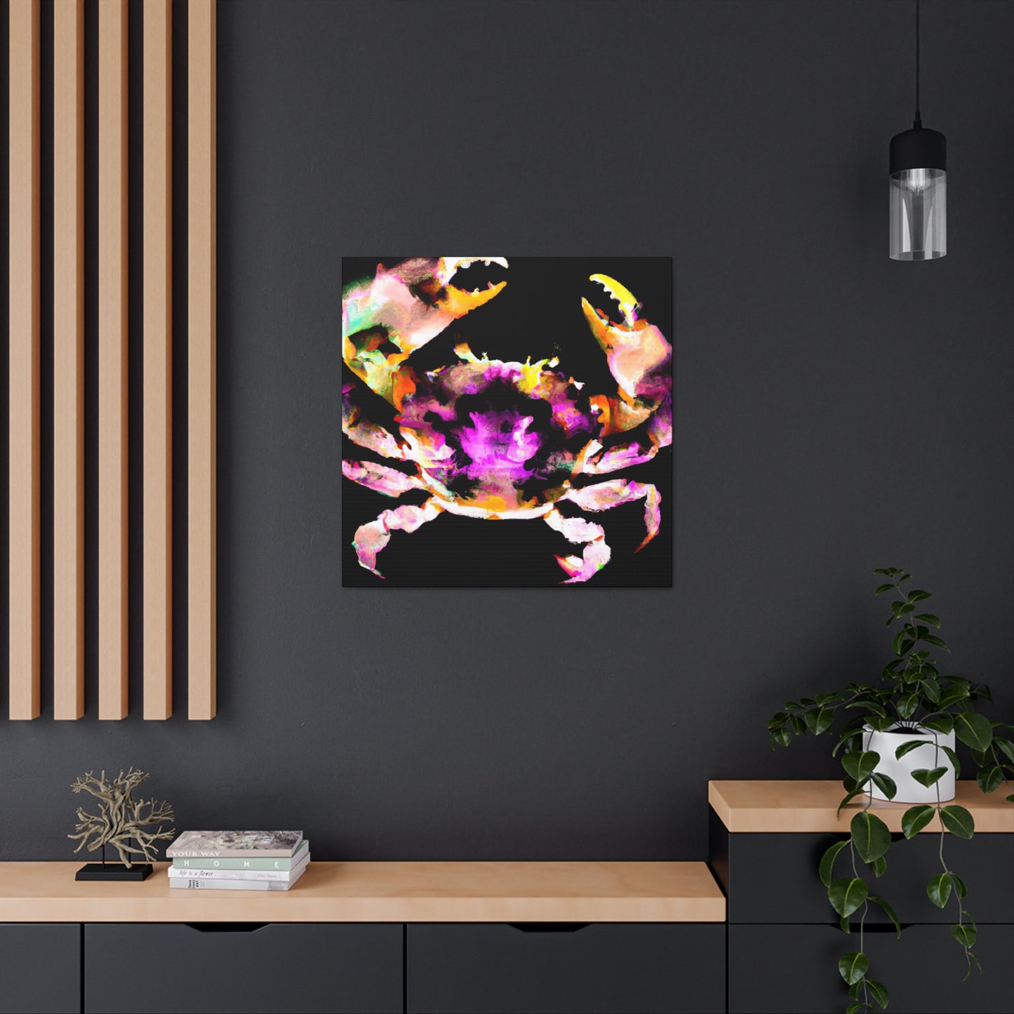 Crab's Colorful Dance - Canvas