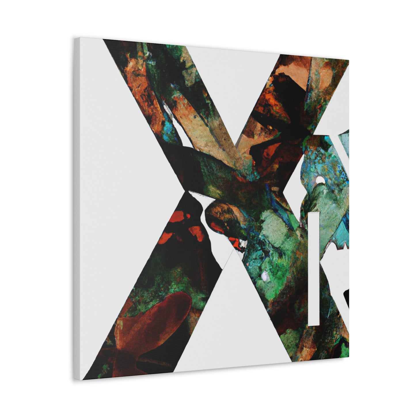 X Improvisation Abstract - Canvas