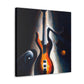 "Bass Strings in Flight" - Canvas