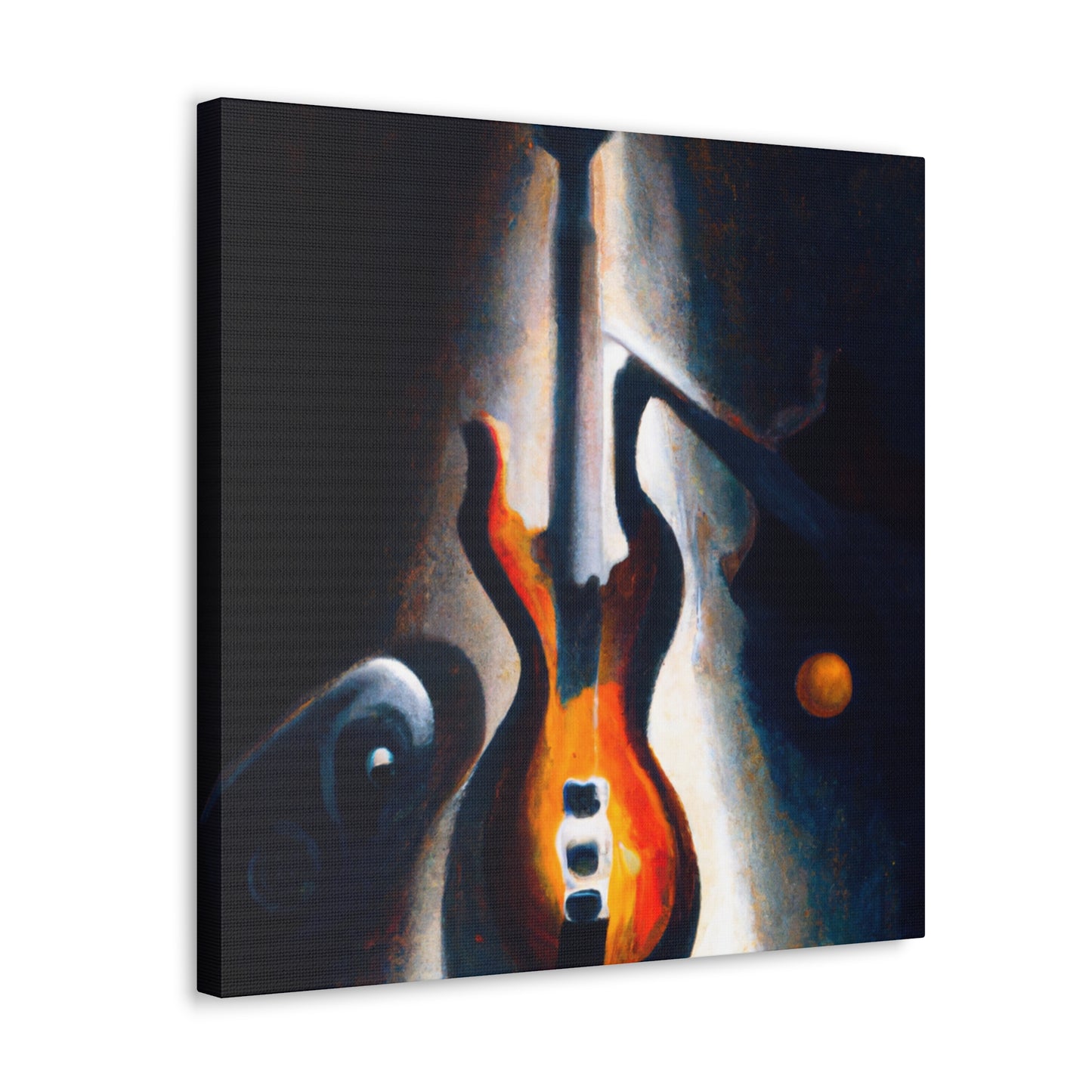 "Bass Strings in Flight" - Canvas