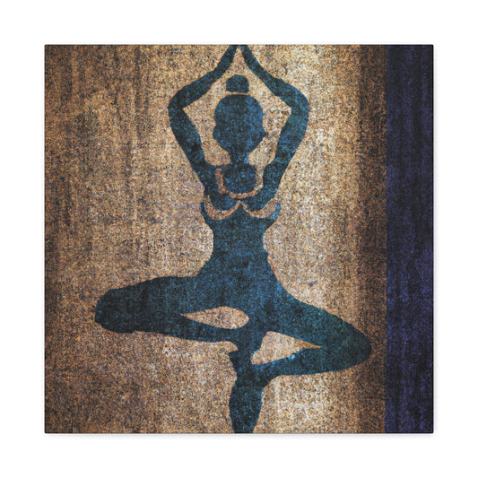 Yoga in Art Deco - Canvas