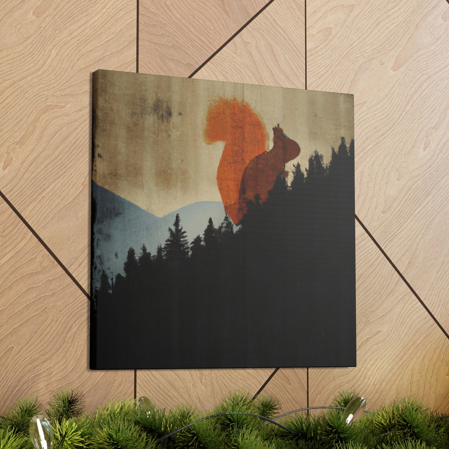 Squirrel Minimalism Dream - Canvas