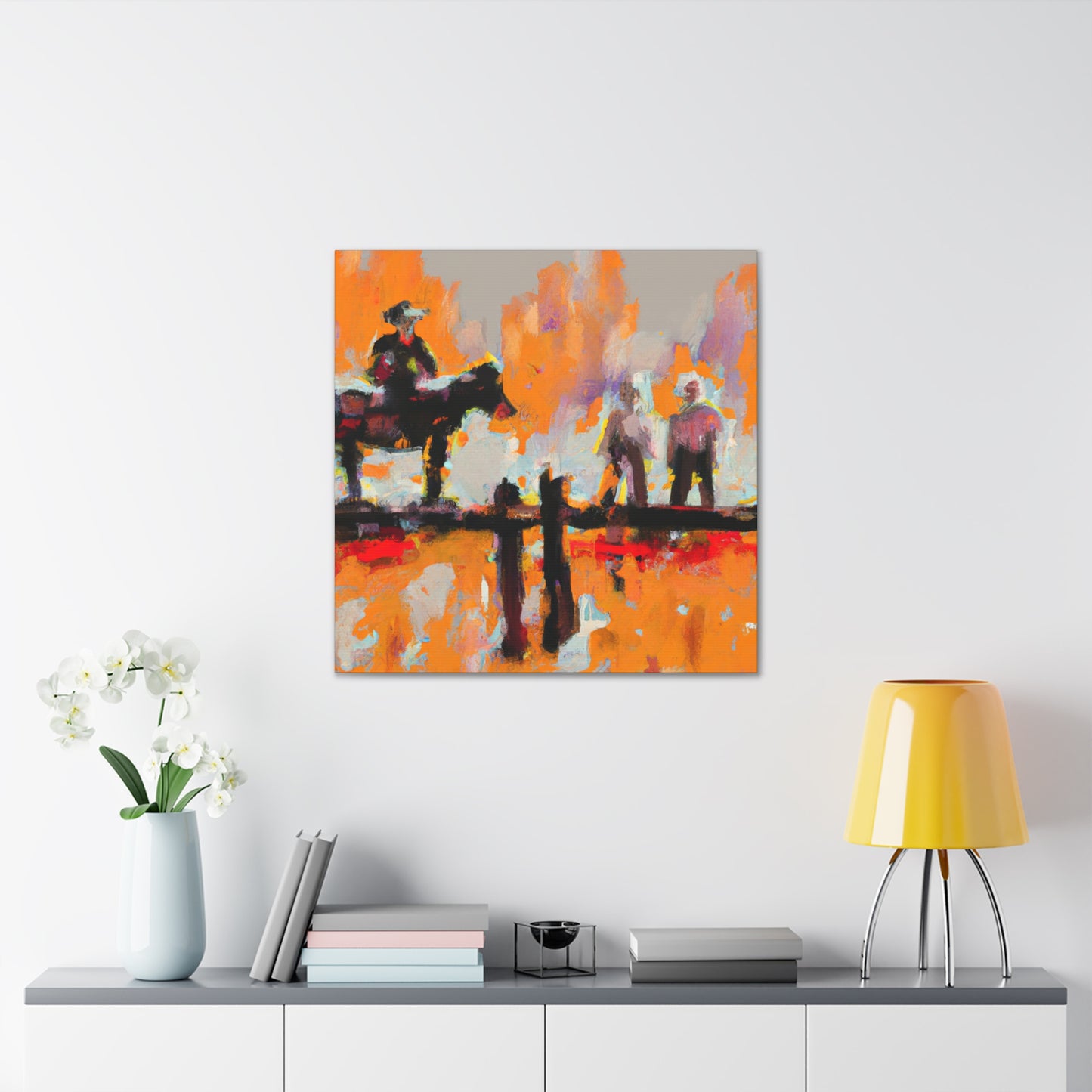 "Picket Line Protestation" - Canvas