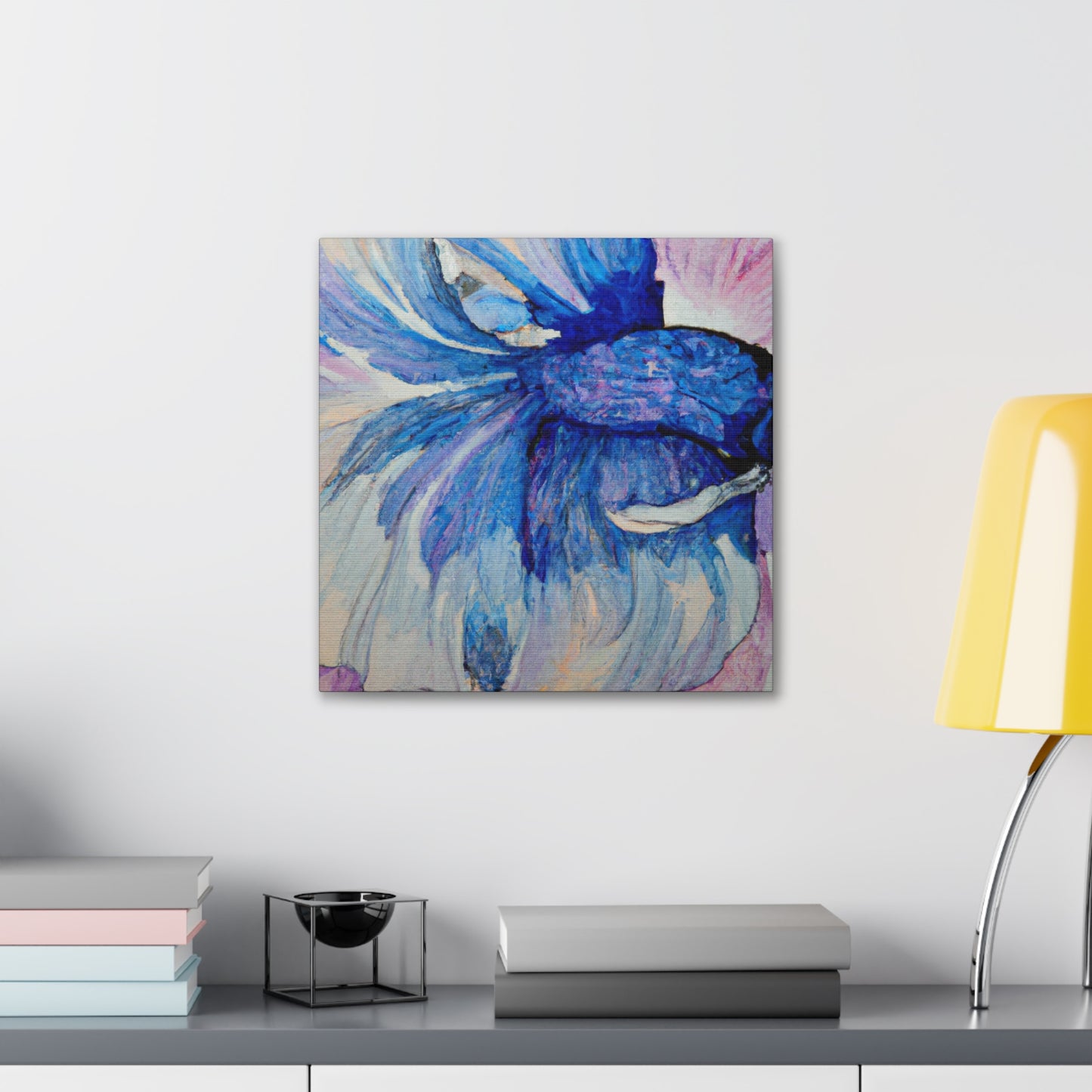 Betta Swimming Colors - Canvas