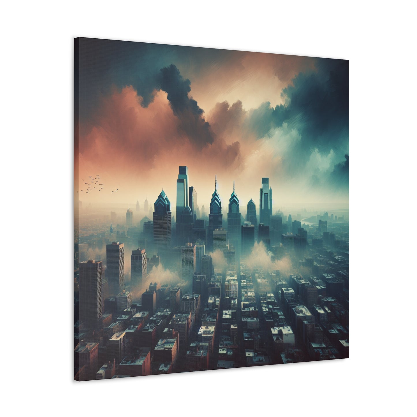 "City of Harmonious Contrasts" - Canvas