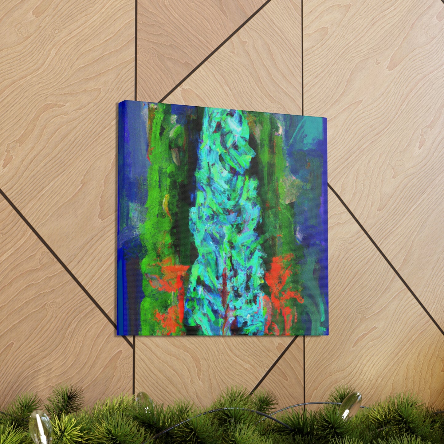 Cypress Tree Reflection - Canvas