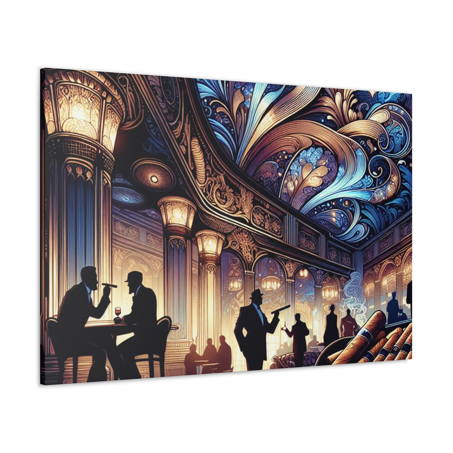 Ethereal Cigar Serenade - Canvas