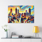 Peachtree Ascending Skyscrapers - Canvas