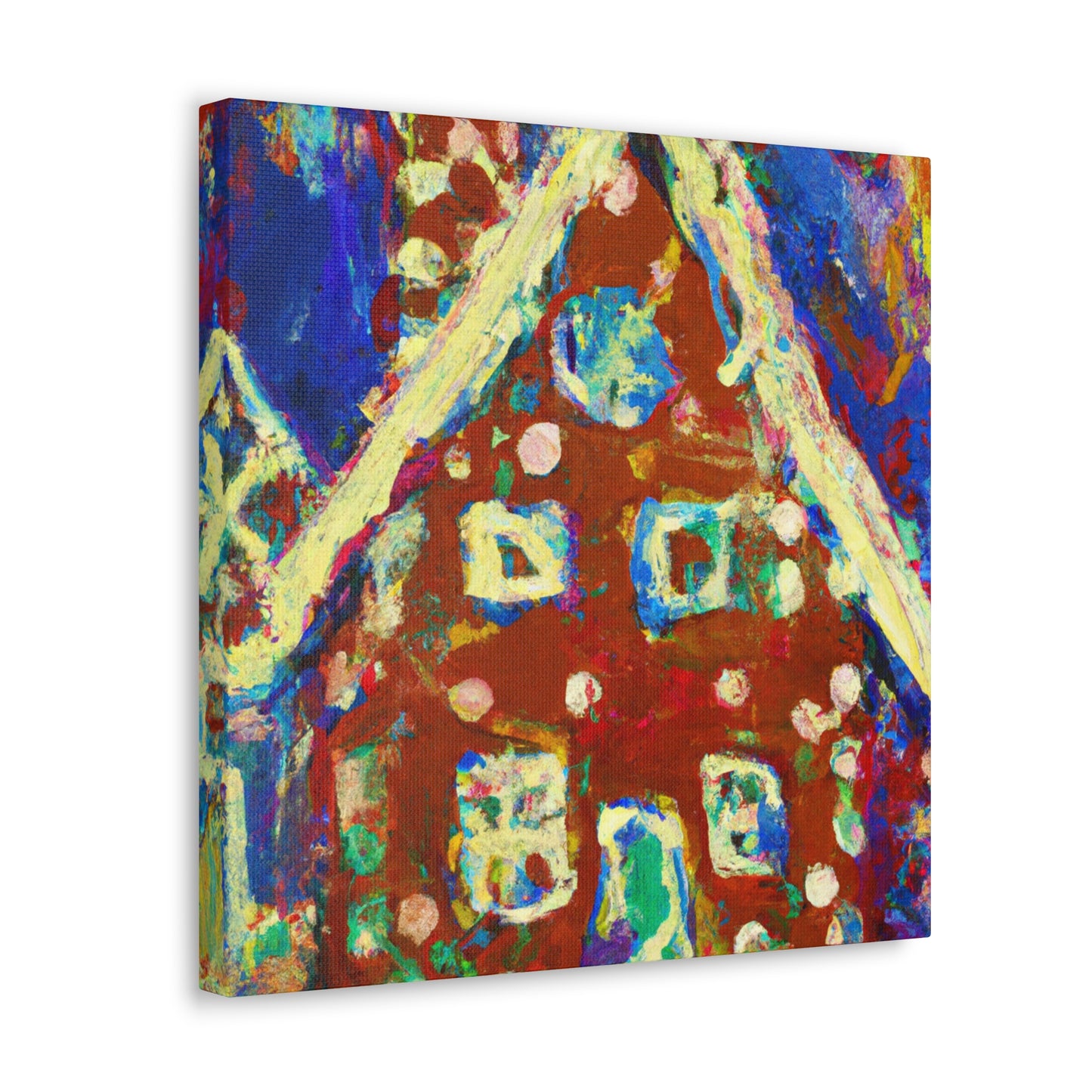 Gingerbread House Delight - Canvas