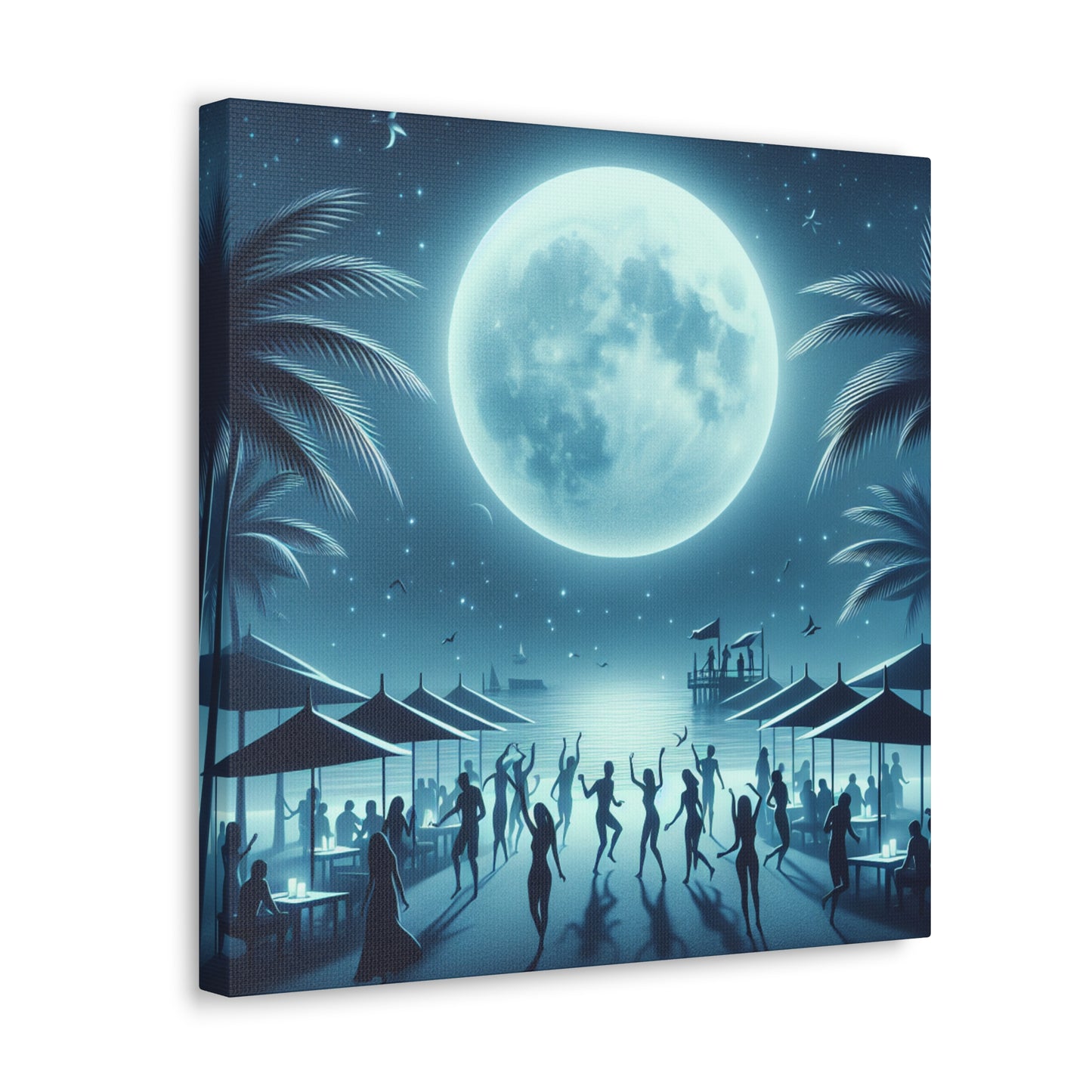 "Luminous Nocturnal Celebration" - Canvas