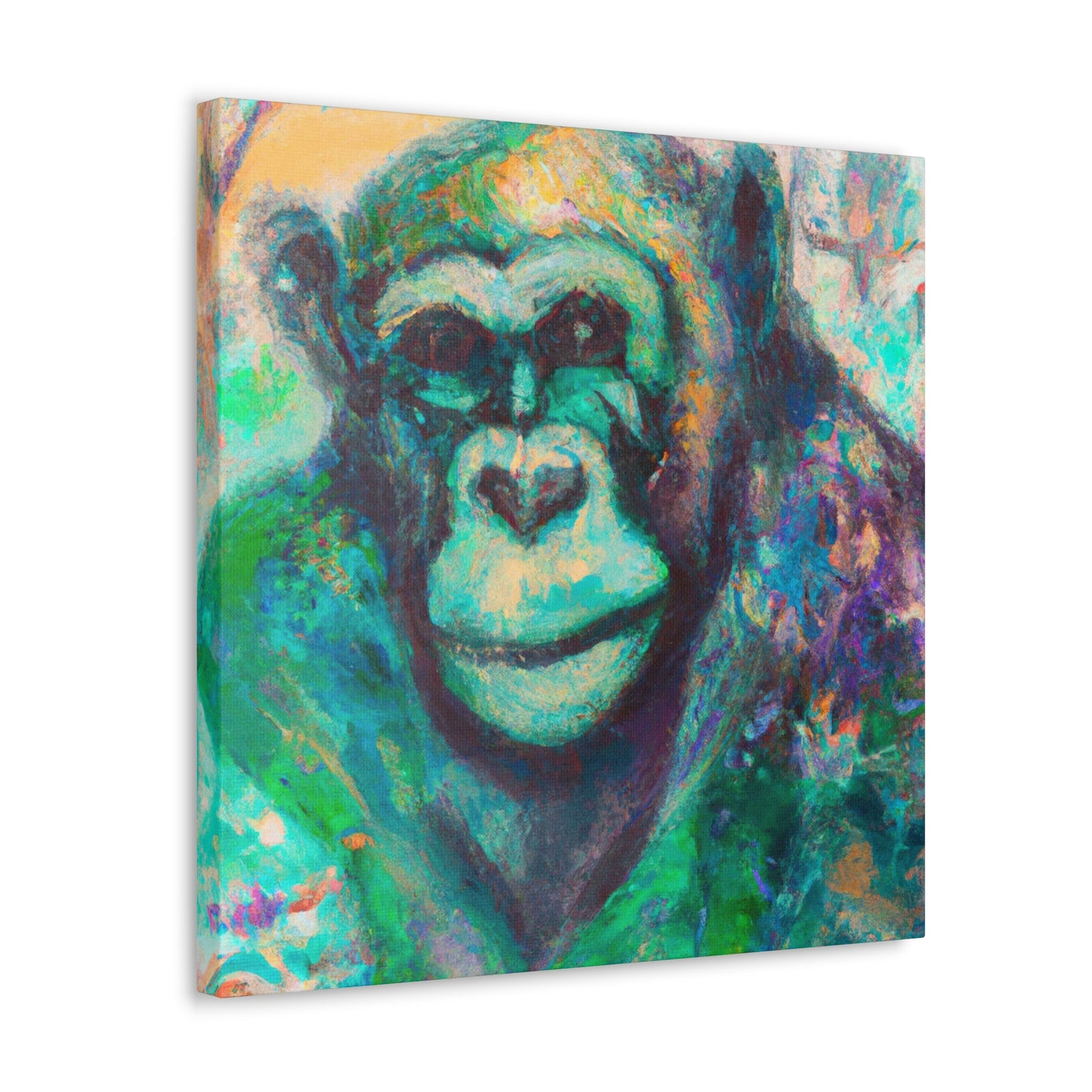 "Chimpanzee Dreamscape" - Canvas