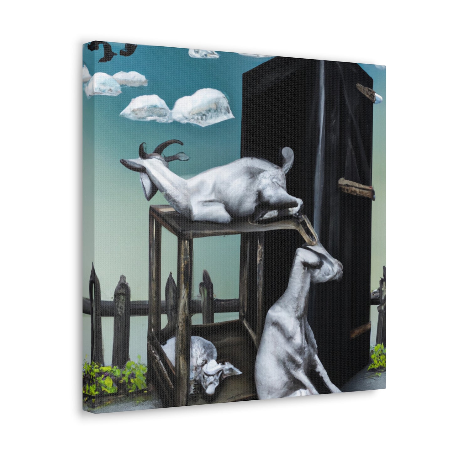 Goat's Surreal Dream - Canvas