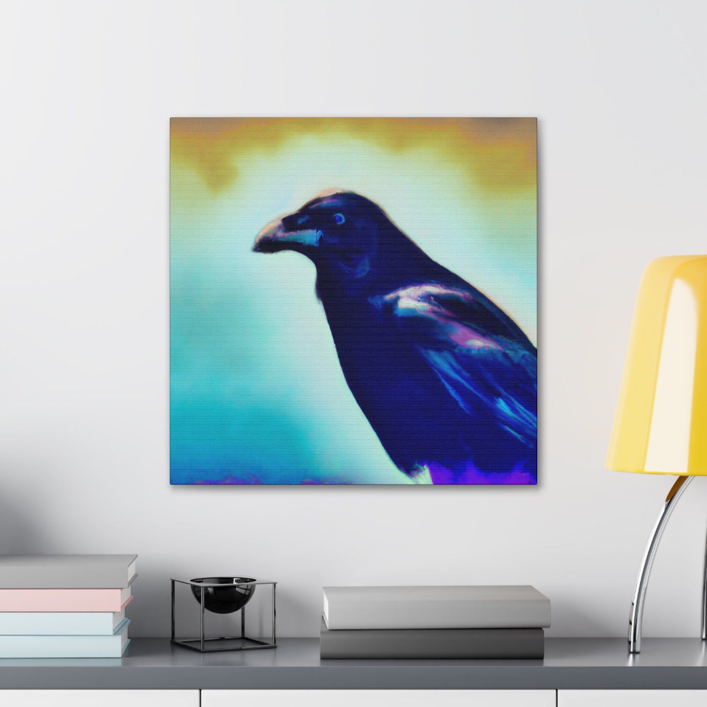 American Crow Flightpattern - Canvas