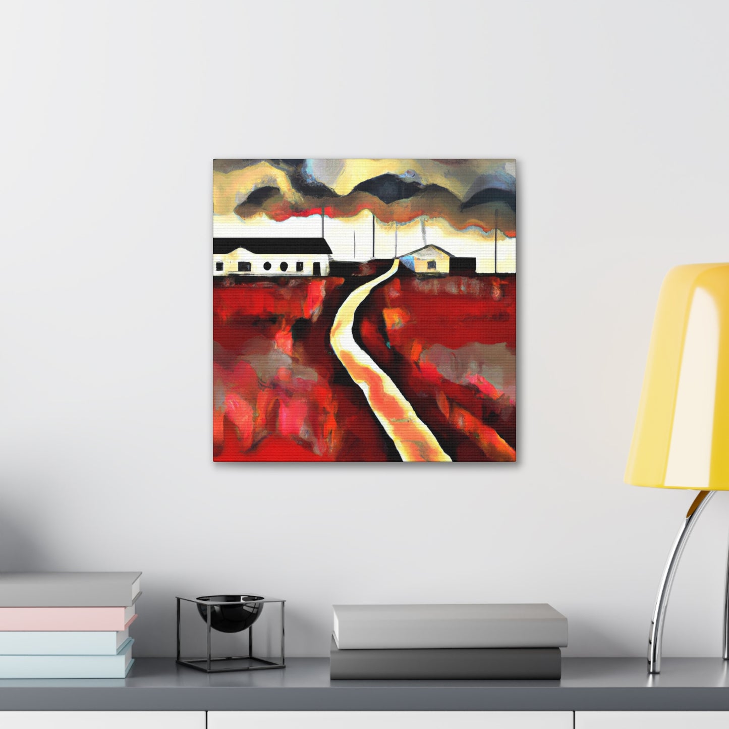 "Country Road Abstraction" - Canvas