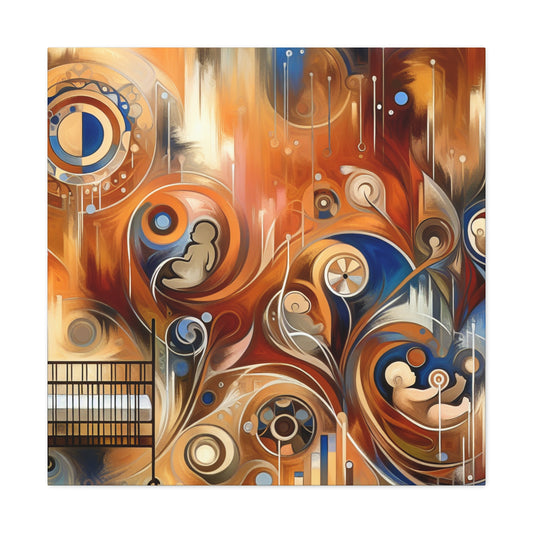 Whimsical Harmonious Abstractions - Canvas