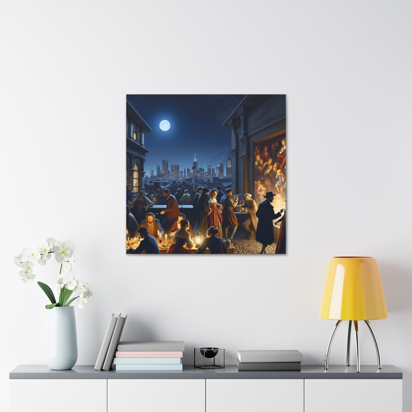 Exuberant Evening Festivities - Canvas