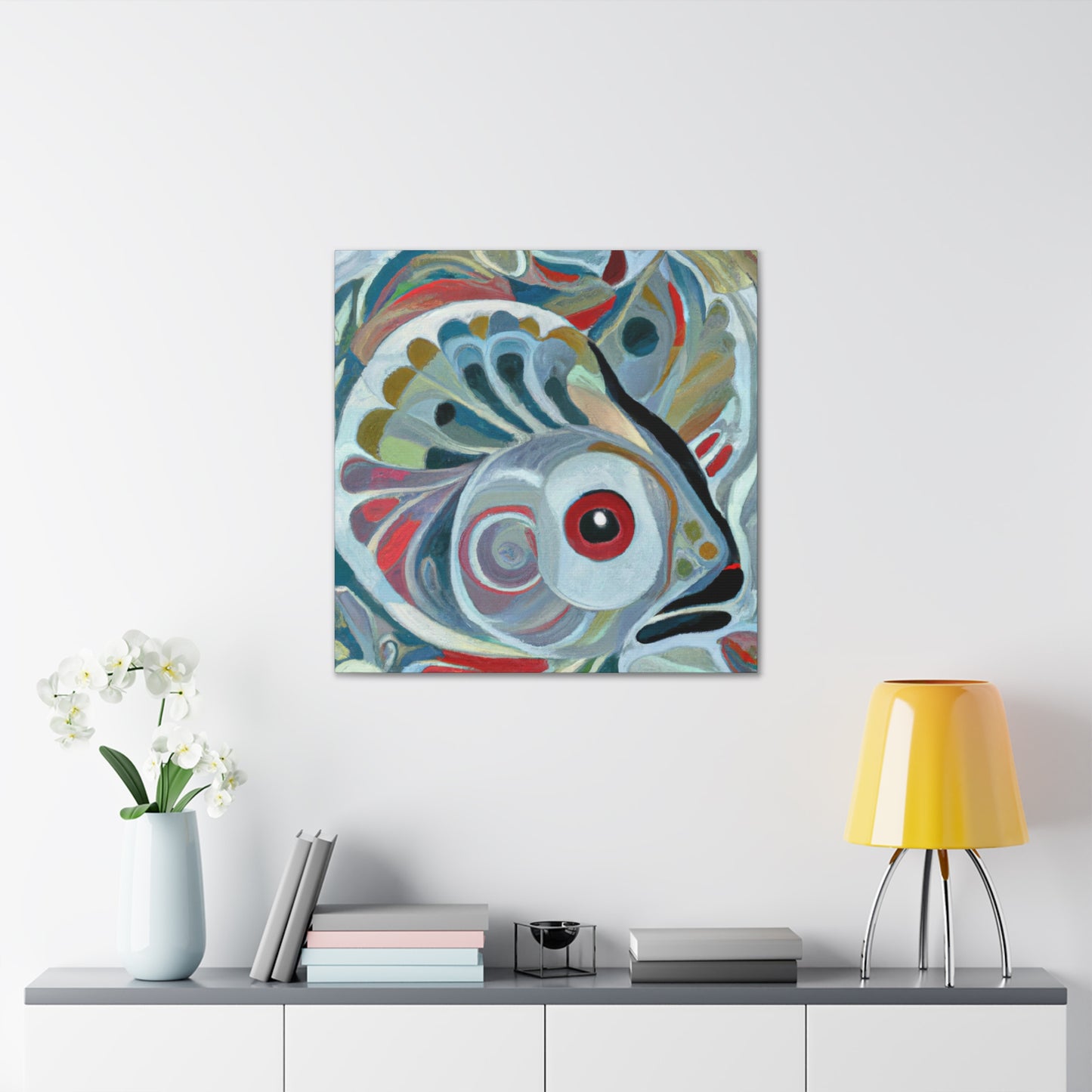 "Swordtail in Watercolor" - Canvas