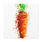 Carrots in Pointillism - Canvas